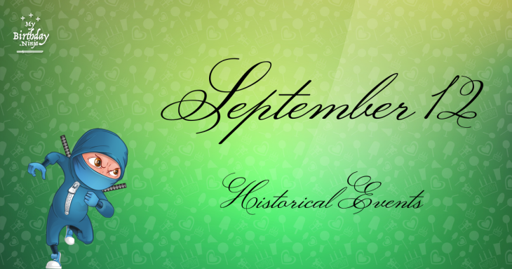 September 12 Birthday Events Poster