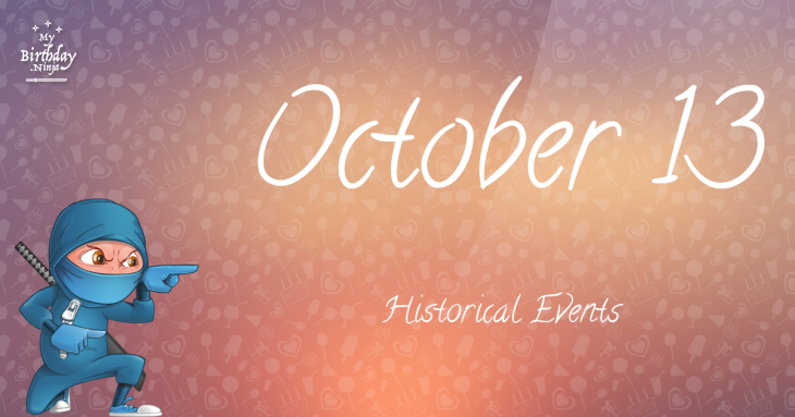 October 13 Birthday Events Poster