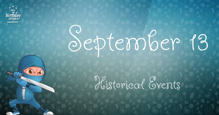 September 13 Birthday Events Poster