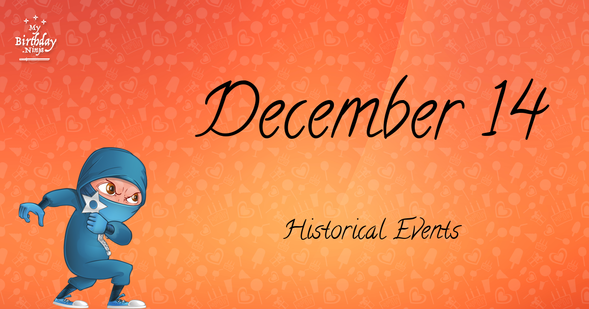 December 14 Events Birthday Ninja Poster