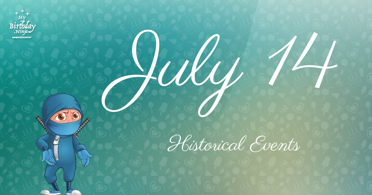 July 14 Events Birthday Ninja Poster