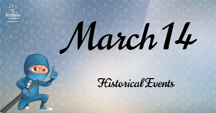 March 14 Birthday Events Poster