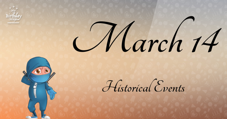 March 14 Birthday Events Poster