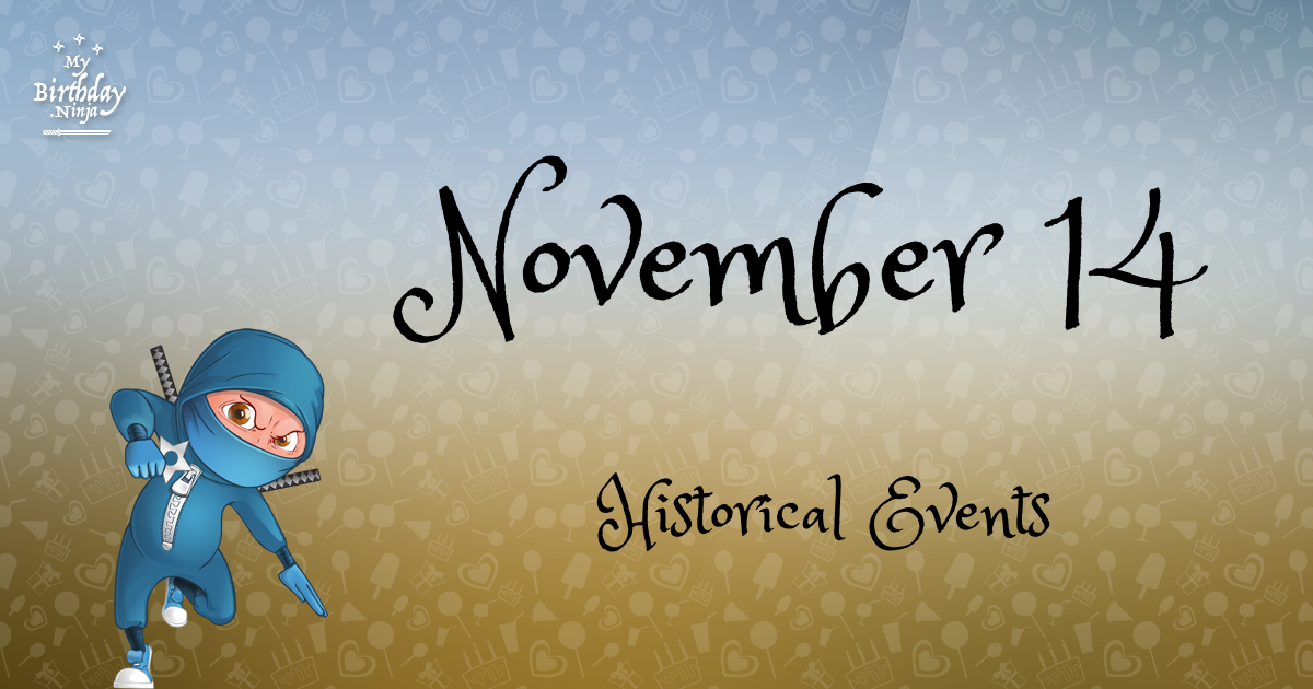 November 14 Events Birthday Ninja Poster