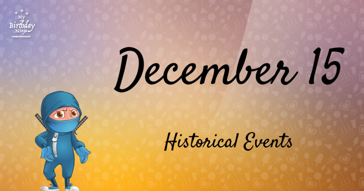 December 15 Birthday Events Poster