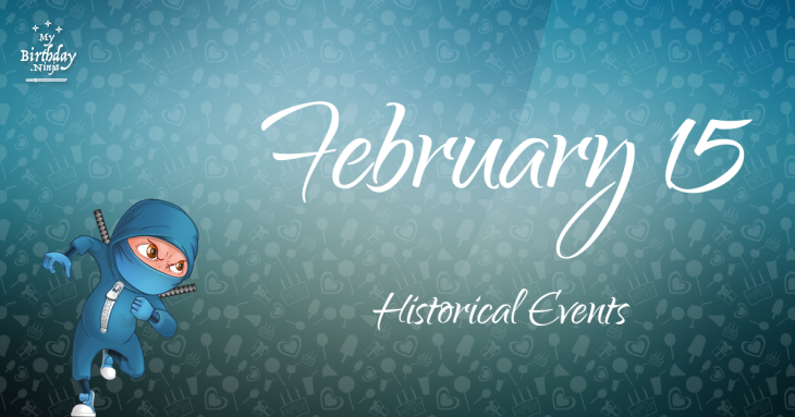 February 15 Birthday Events Poster