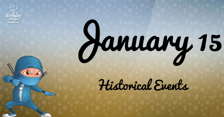 January 15 Birthday Events Poster