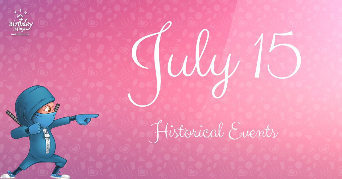 July 15 Events Birthday Ninja Poster