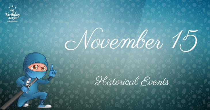 November 15 Birthday Events Poster
