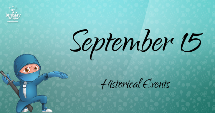 September 15 Birthday Events Poster