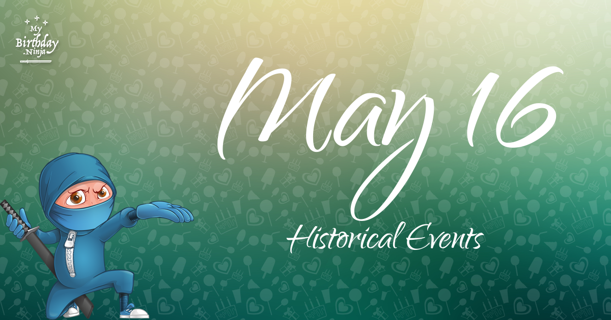 May 16 Events Birthday Ninja Poster