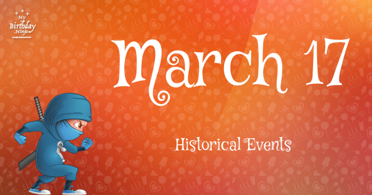 March 17 Birthday Events Poster