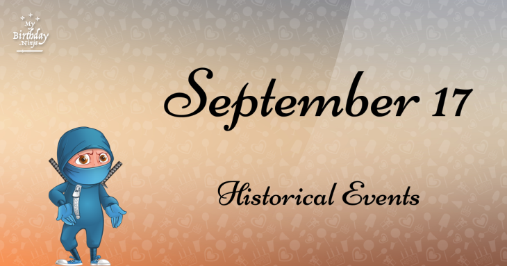 September 17 Birthday Events Poster