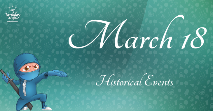 March 18 Birthday Events Poster