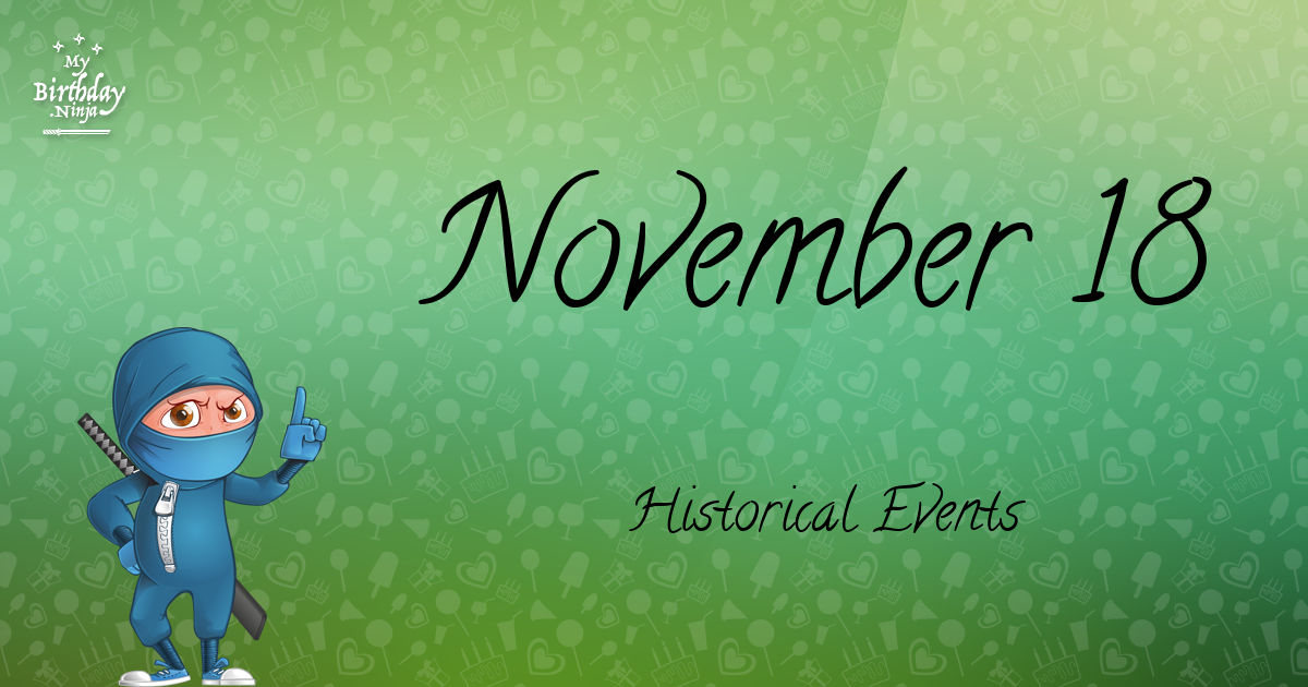 November 18 Events Birthday Ninja Poster