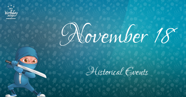 November 18 Birthday Events Poster