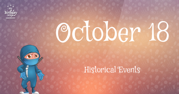 October 18 Birthday Events Poster