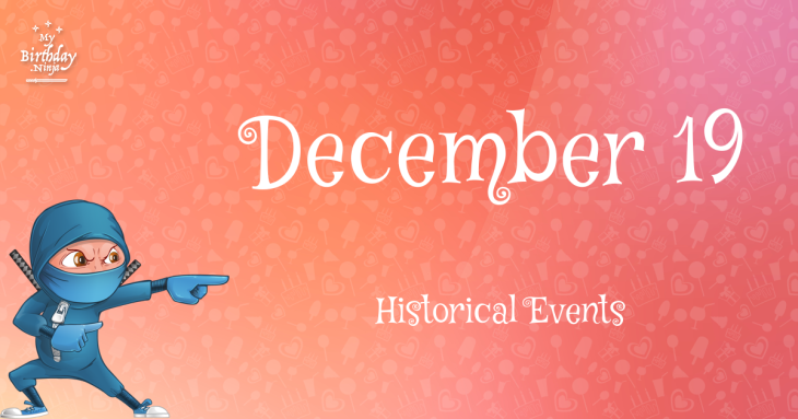 December 19 Birthday Events Poster