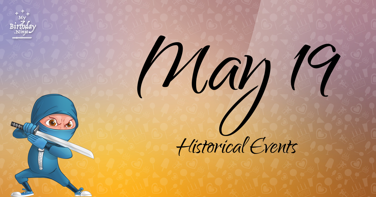 May 19 Events Birthday Ninja Poster