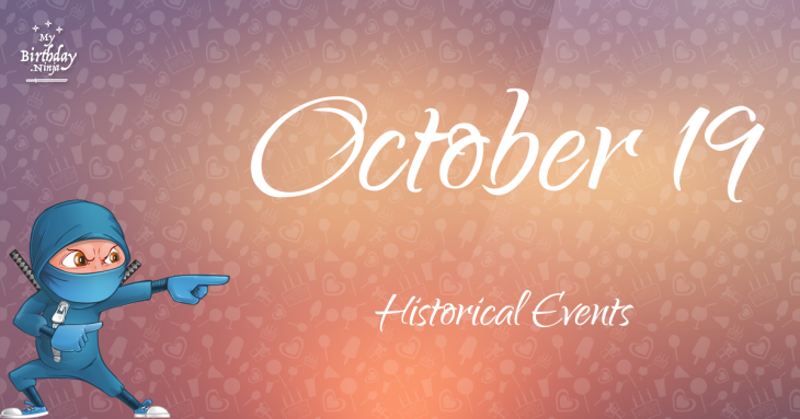 October 19 Birthday Events Poster