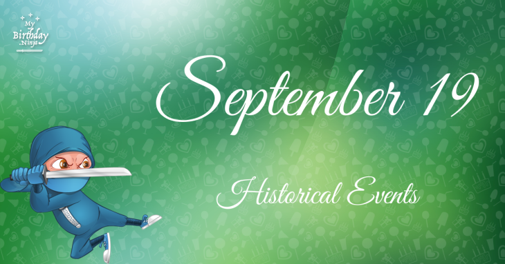 September 19 Birthday Events Poster