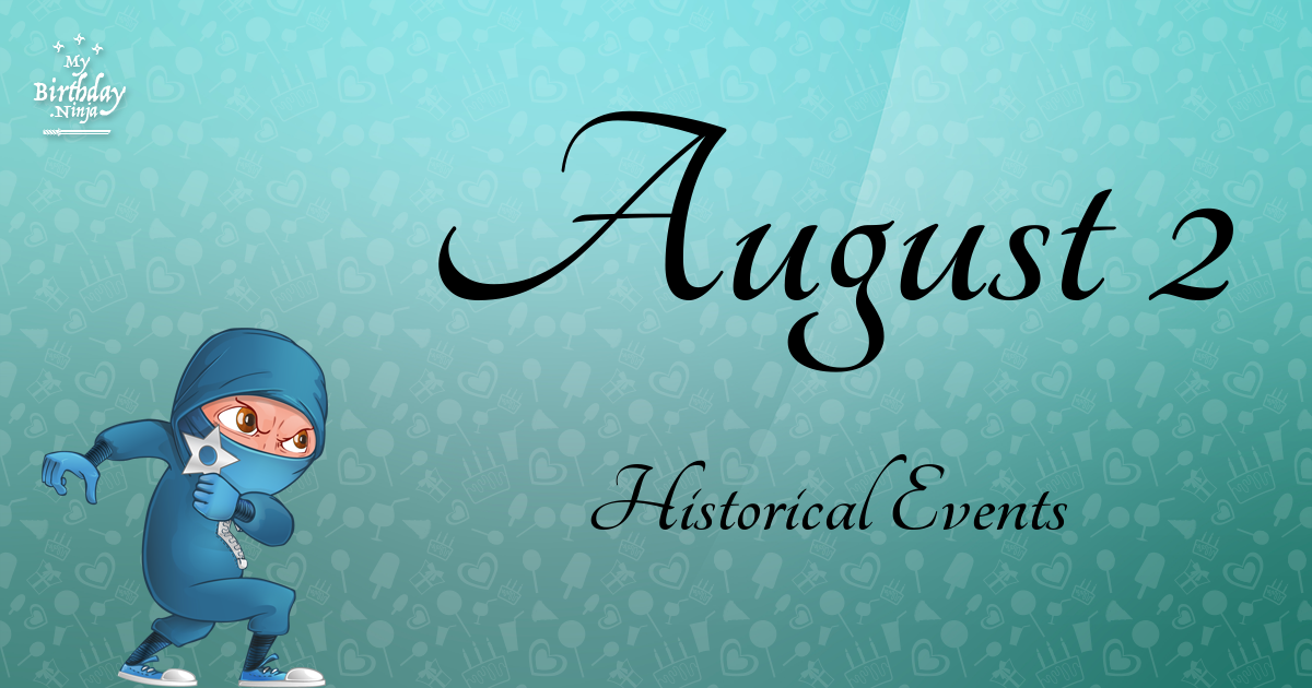 August 2 Events Birthday Ninja Poster