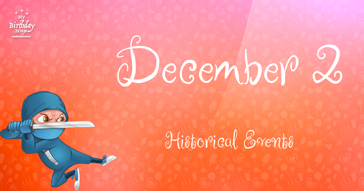 December 2 Events Birthday Ninja Poster