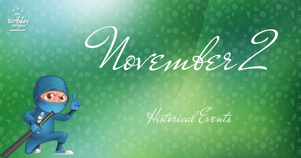 November 2 Events Birthday Ninja Poster