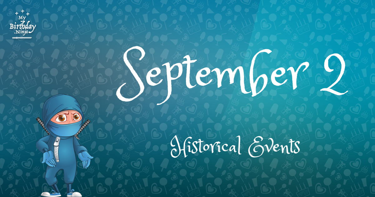 September 2 Events Birthday Ninja Poster