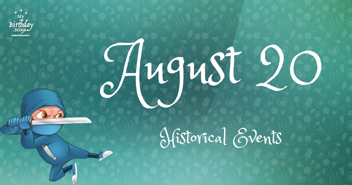 August 20 Events Birthday Ninja Poster