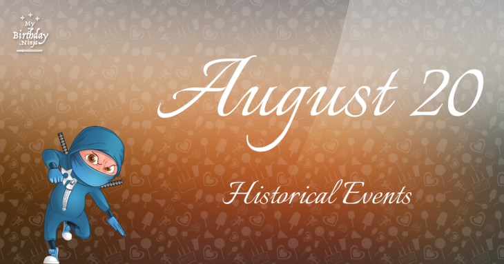 August 20 Birthday Events Poster