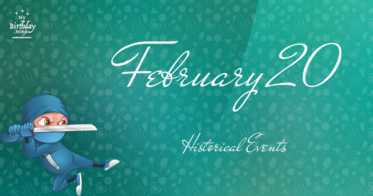 February 20 Events Birthday Ninja Poster