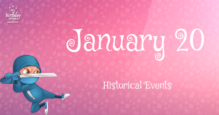 January 20 Birthday Events Poster