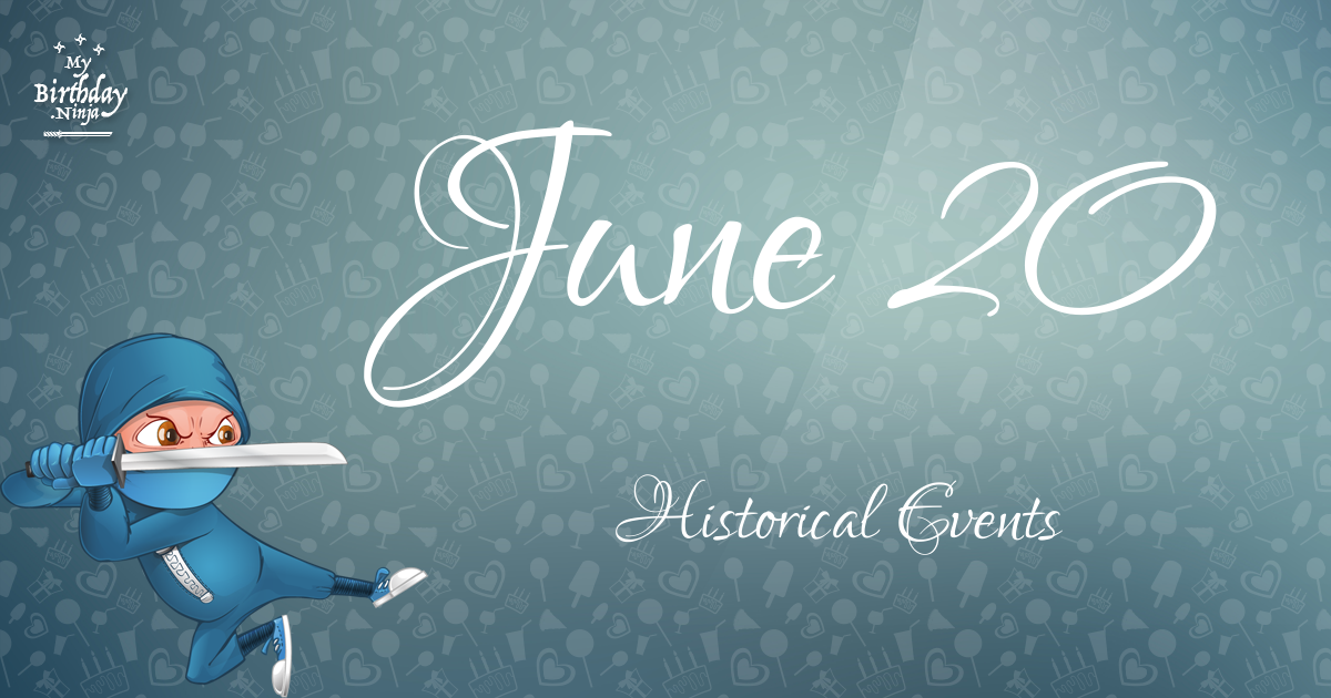June 20 Events Birthday Ninja Poster
