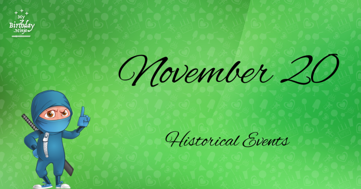 November 20 Birthday Events Poster