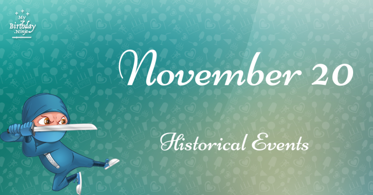 November 20 Birthday Events Poster