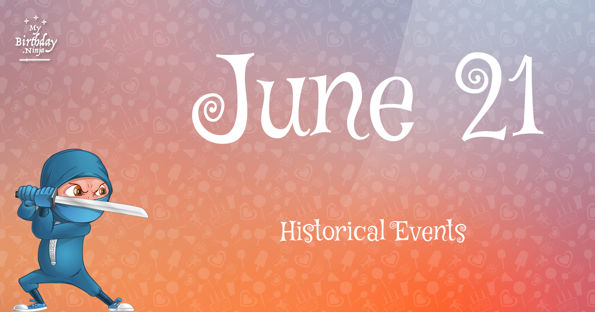 June 21 Events Birthday Ninja Poster