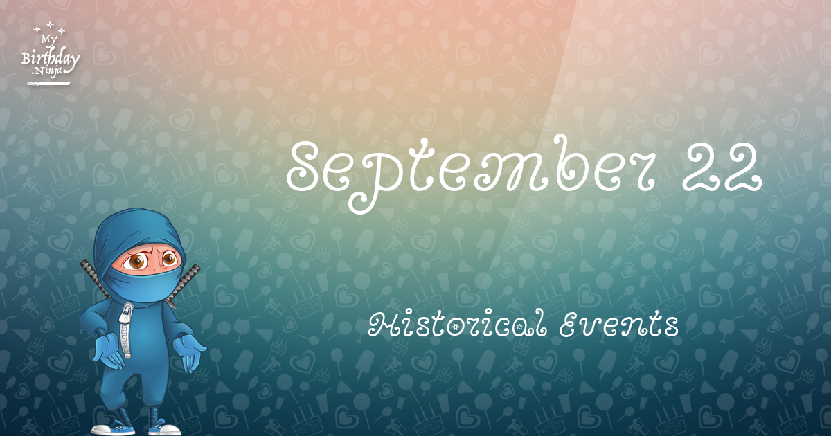 September 22 Events Birthday Ninja Poster