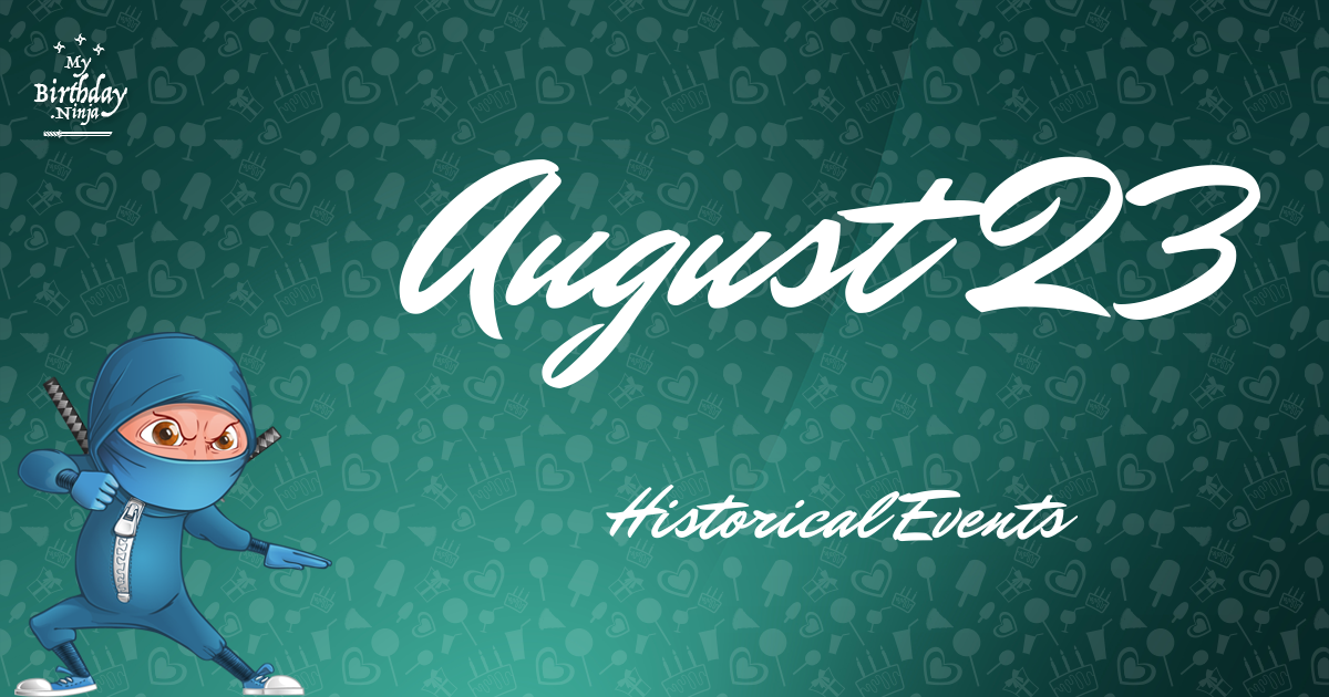 August 23 Events Birthday Ninja Poster