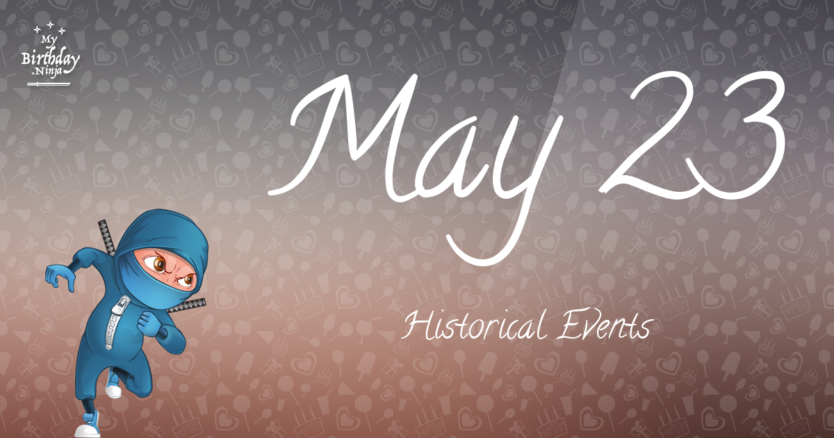 May 23 Events Birthday Ninja Poster