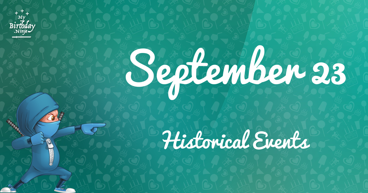 September 23 Events Birthday Ninja Poster