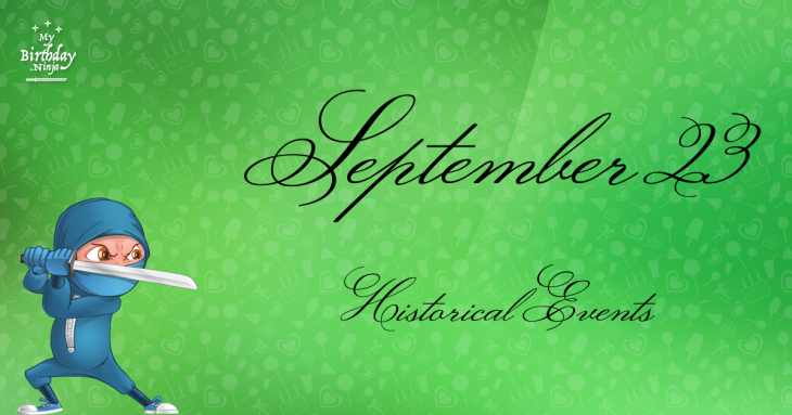 September 23 Birthday Events Poster