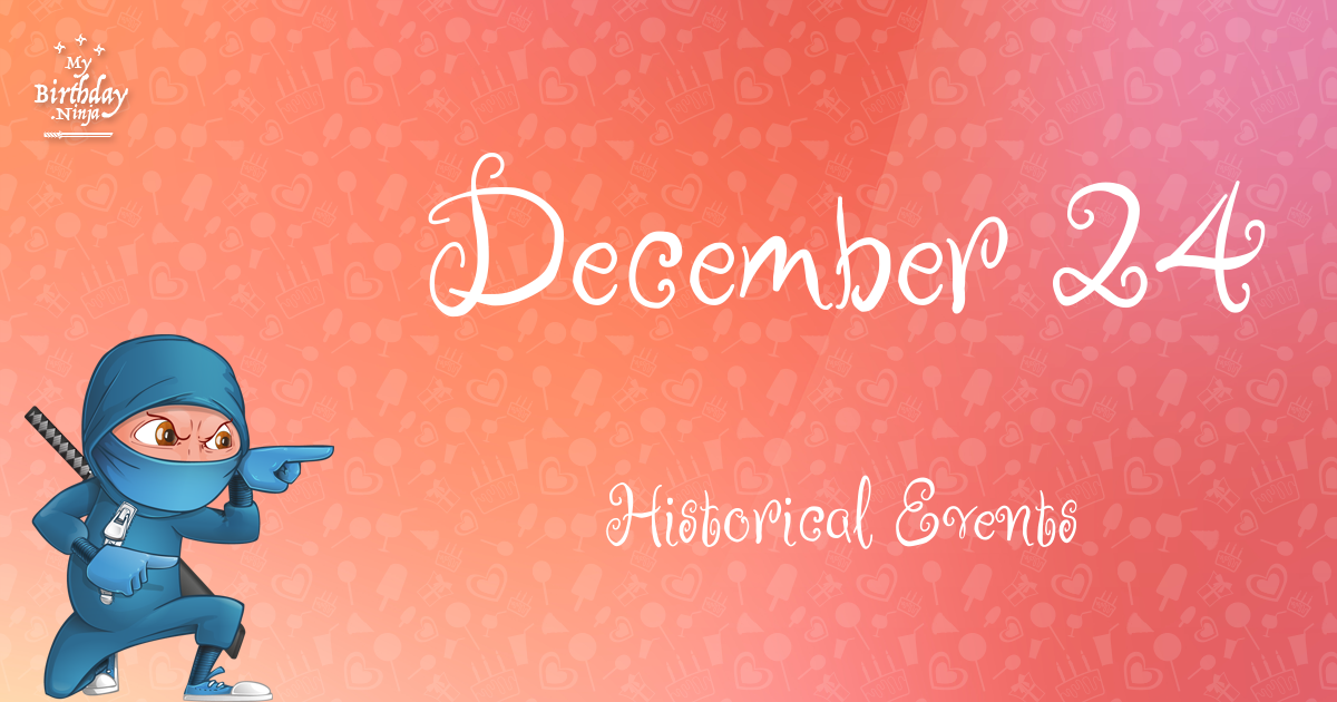 December 24 Events Birthday Ninja Poster