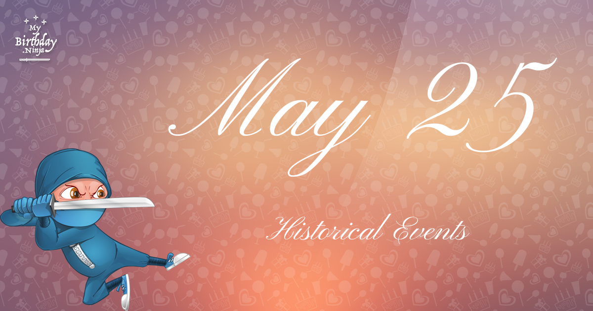 May 25 Events Birthday Ninja Poster