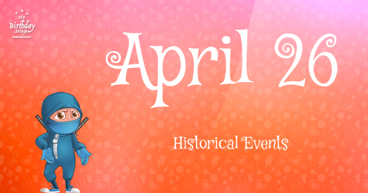 April 26 Birthday Events Poster
