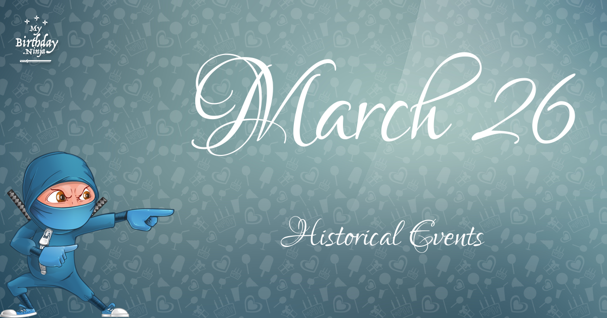 March 26 Events Birthday Ninja Poster