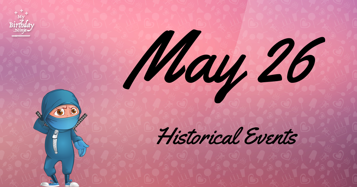 May 26 Events Birthday Ninja Poster