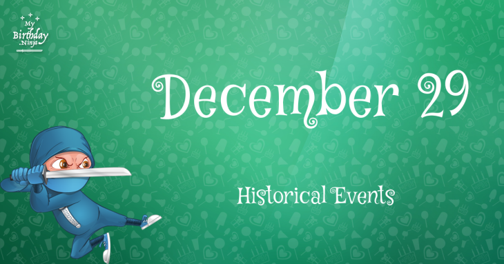 December 29 Birthday Events Poster