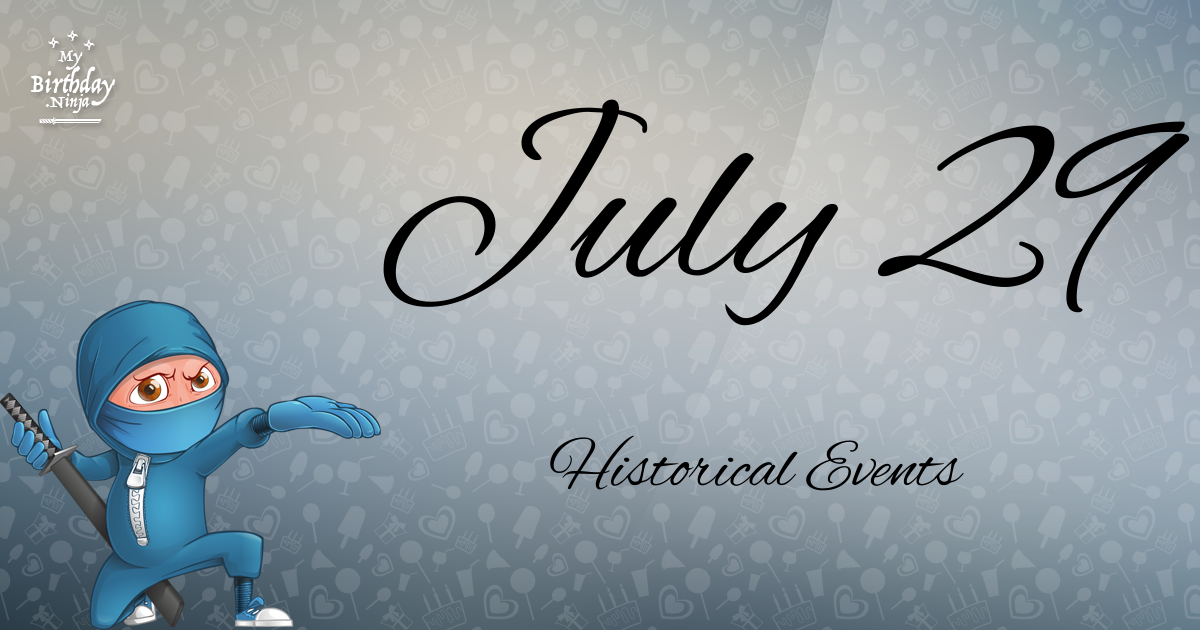 July 29 Events Birthday Ninja Poster