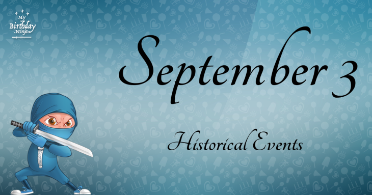 September 3 Birthday Events Poster